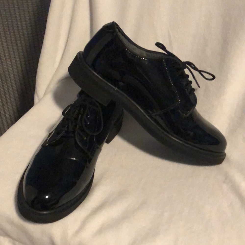 Oxford hi gloss  Black dress shoes